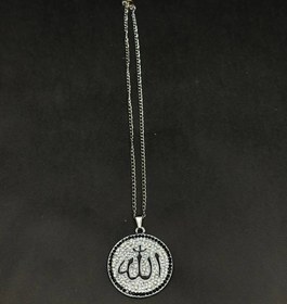 تصویر آویز الله نگین دار 