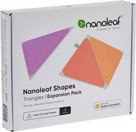 تصویر پنل توسعه دهنده ی روشنایی 3 تکه نانولیف مدل Expansion Nanoleaf Expansion Triangles 3PCS