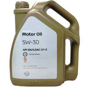 تصویر روغن موتور نیسان 5W-30 SN چهار لیتری – Nissan Nissan 5W-30 SN Engine Oil