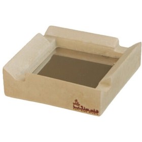 تصویر زیر سیگاری سنگی هفت سنگ مدل همفری بوگارت رنگ کرم (pcigw03) 