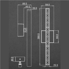 تصویر چراغ سقفى روکار شعاع مدل SH-XT304M-20W Shoa SH-XT304M-20W Ceiling Lights