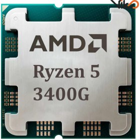 تصویر پردازنده ای ام دی مدل Ryzen 5 3400G Tray AMD Ryzen 5 3400G Tray CPU