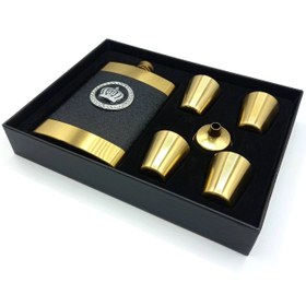 تصویر هیپ فلاسک چهار شات 