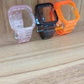 تصویر گارد محافظ قاب ساعت+بند متصل Protective case+strap smart watch