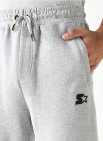 تصویر شلوار راحتی کشی با شعار برند starter Slogan Elasticated Sweatpants