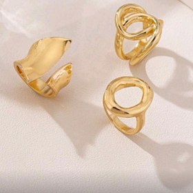 تصویر انگشتر پکی مدل 3تایی کد (02) 