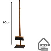 تصویر جارو خاک انداز چوبی 