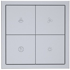 تصویر کلید KNX هوشمند HDL Tile Series 4 Button Smart Panel EU 