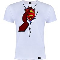تصویر تیشرت مردانه 27 طرح Super Man کد J77 رنگ سفید 