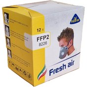 تصویر ماسک فیلتر دار6 لایه N95 FFP2 fresh air 