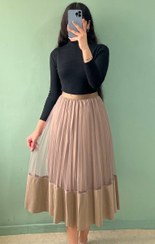 تصویر دامن تور نگینی (رنگبندی دارد) 1 