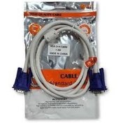 تصویر کابل vga مانیتور 1.5m oscar vga 3+4 1.5m کابل مانیتور