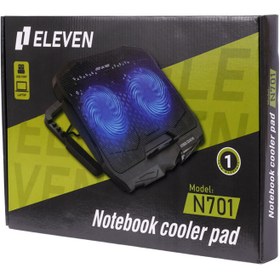 تصویر کول پد لپ تاپ Eleven N701 Eleven N701 laptop cooling pad