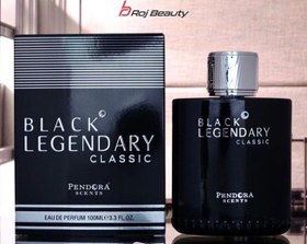 تصویر ادو پرفیوم مردانه پندورا مدل بلک لجندری کلاسیک | Pendora Black legendary Classic