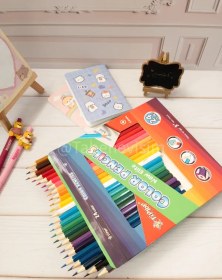 تصویر مداد رنگی 24 رنگ 