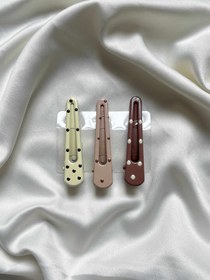 تصویر پک 3 عددی گیره انبری خالدار - 3 