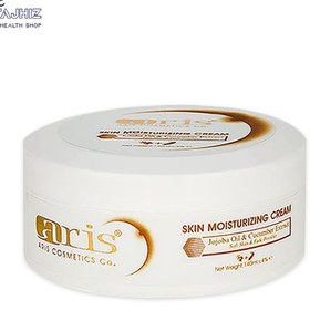 تصویر کرم نرم کننده و کاهنده کک و مک اریس Aris Moisturizing Cream Jojoba Oil & Cucumber Extract