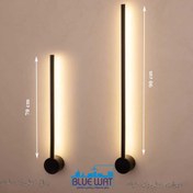 تصویر چراغ دیواری خطی یکطرفه نور طبیعی و مهتابی 