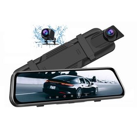 تصویر دوربین آینه خودرو 4k وای فای دار S15 