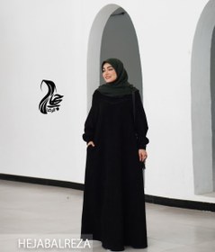 تصویر مانتو عبایی تبسم 