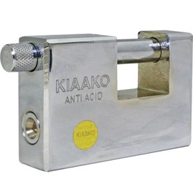 تصویر قفل کتابی کیاآکو مدل K100 سایز ۱۰۰ میلیمتر ضد اسید 