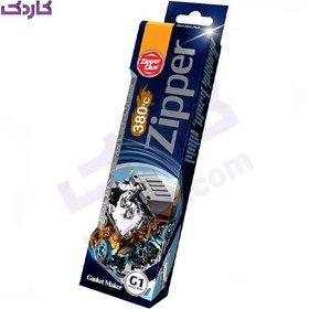 تصویر چسب واشرساز زیپر 85 گرمی black rtv silicone gasket maker, 85 grams