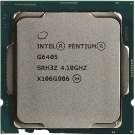 تصویر پردازنده مرکزی اینتل سری Comet Lake مدل Pentium Gold G6405 Intel Comet Lake Pentium Gold G6405 CPU Box