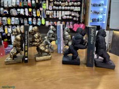 تصویر هولدر و نگهدارنده کتاب طرح گوریل_برنزی 