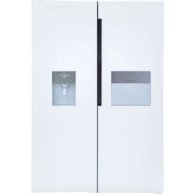 تصویر یخچال فریزر دوقلو هیمالیا مدل آلفا رنگ سفید متالیک 