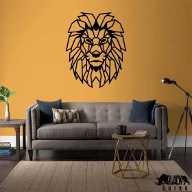 تصویر استیکر دیواری طرح شیر 
