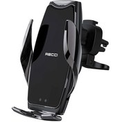 تصویر هولدر موبایل شارژر بی سیم داخل خودرو رسی Recci wireless charging car holder RHO-C21 