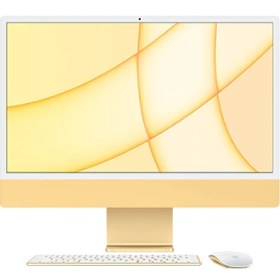 تصویر آی مک MQRQ3 تراشه M3 رم 8 حافظه 256 گیگ 24اینچ مدل 2023 Apple iMac MQRQ3 24-inch M3 2023 8GB 256GB (8C-10C)
