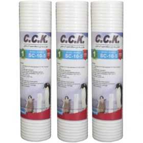 تصویر فیلتر دستگاه تصفیه آب سی سی کا مدل CS-10-5 مجموعه 3 عددی کدB8430 