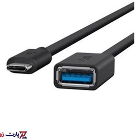 تصویر مبدل USB-A به USB-C بلکین مدل F2CU036btBLK F2CU036btBLK