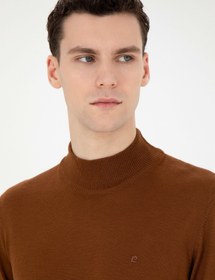 تصویر Taba Slim Fit Yarım Balıkçı Yaka Yün Karışımlı Basic Triko Kazak 50270055-vr099 