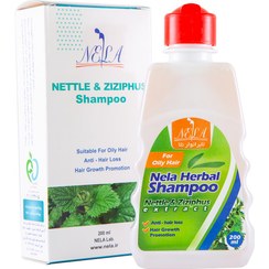 تصویر شامپو ضد خارش موهای چرب سدر و گزنه نلا 