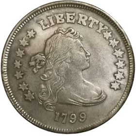 تصویر سکه لیبرتی امریکا 1799 میلادی 