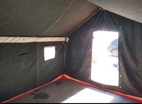تصویر چادر برزنتی خیمه اسکلتی ۲×۳ کفی دار ا Tent Tent