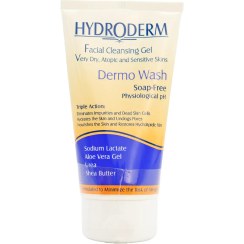 تصویر ژل شستشوی صورت هیدرودرم پوست خشک 150 میلی لیتر Hydroderm face wash gel dry skin 150 ml