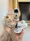 تصویر کتانی آدیداس بچگانه سایز ۲۲ تا ۳۱ رنگ کرم و سفید 