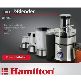 تصویر آبمیوه گیری چهار کاره همیلتون مدل JH-153 ا Hamilton JH-153 4-function juicer Hamilton JH-153 4-function juicer