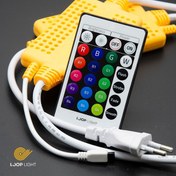 تصویر کنترلر RGB موزیکال 12 ولت با ریموت IR – کنترلر RGB 