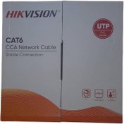 تصویر کابل شبکه utp هایکویژن ارجینال hikvison cca Hikvision utp cca cable