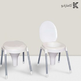 تصویر توالت فرنگی پایه فلزی ناصر ا Nasser metal base toilet Nasser metal base toilet