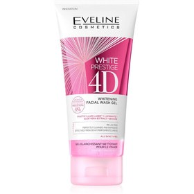 تصویر ژل شستشو روشن کننده 4D اولاین EVELINE WHITE PRESTIGE 4D WASH GEL 