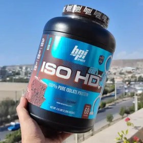 تصویر مکمل پروتئین ایزو اچ دی شکلات بی پی آی اسپورت ISO HD BPI Sports chocolate Protein 