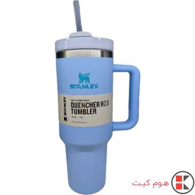 تصویر تراول ماگ استنلی کوئنچر آبی روشن Stanley_Quencher H2O Tumbler_1.18 