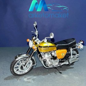 تصویر موتور سیکلت هوندا سی بی ۷۵۰ با فرمان متحرک 