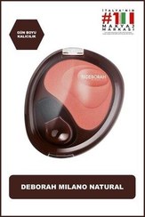تصویر رژگونه طبیعی Natural Blush شماره 6 با ماندگاری بالا و جلوه درخشان Deborah 