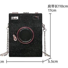 تصویر کیف مجلسی دخترانه دوربین اسپرت دوشی 